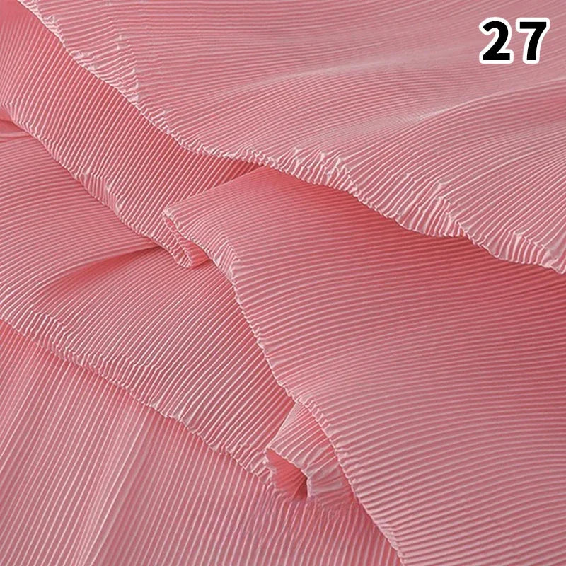 Wrinkled Texture Fabric Background Printmaking Material DIY Wedding Celebration Women Dress Suit Diy Sewing Material