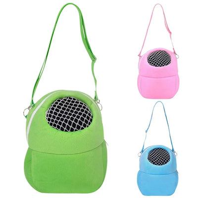 Portable Small Animals Carrier Bag Travel Hanging Bag for Pets Rat Hamster Hedgehog Chinchilla Ferret