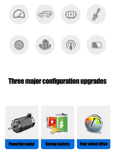 Clearance_1:12 / 1:16 4WD RC Car With Led Lights 2.4G Radio Remote Control Cars Buggy Off-Road Control Trucks Boys Toys for Chil