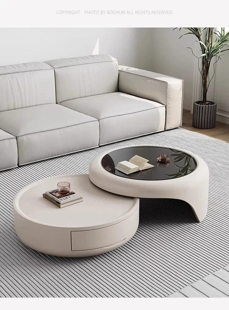 Decor simple coffee tables luxury modern unique design round minimalist cabeceros living room furniture