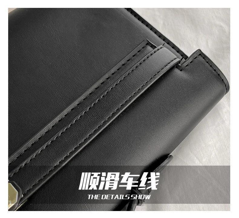 Elegant classic leather handbag for ladies - with inner compartments high quality by famous designer brand