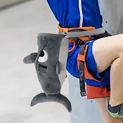 Shark Chalk Bag for Rock Climbing Animal Bouldering Chalk Bag Rock Climbers Gyming Sports Chalk Pouch for Weight Lifting Gym