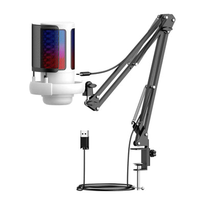 USB Gaming Microphone Professional with Arm for Twitch Chatting Podcast