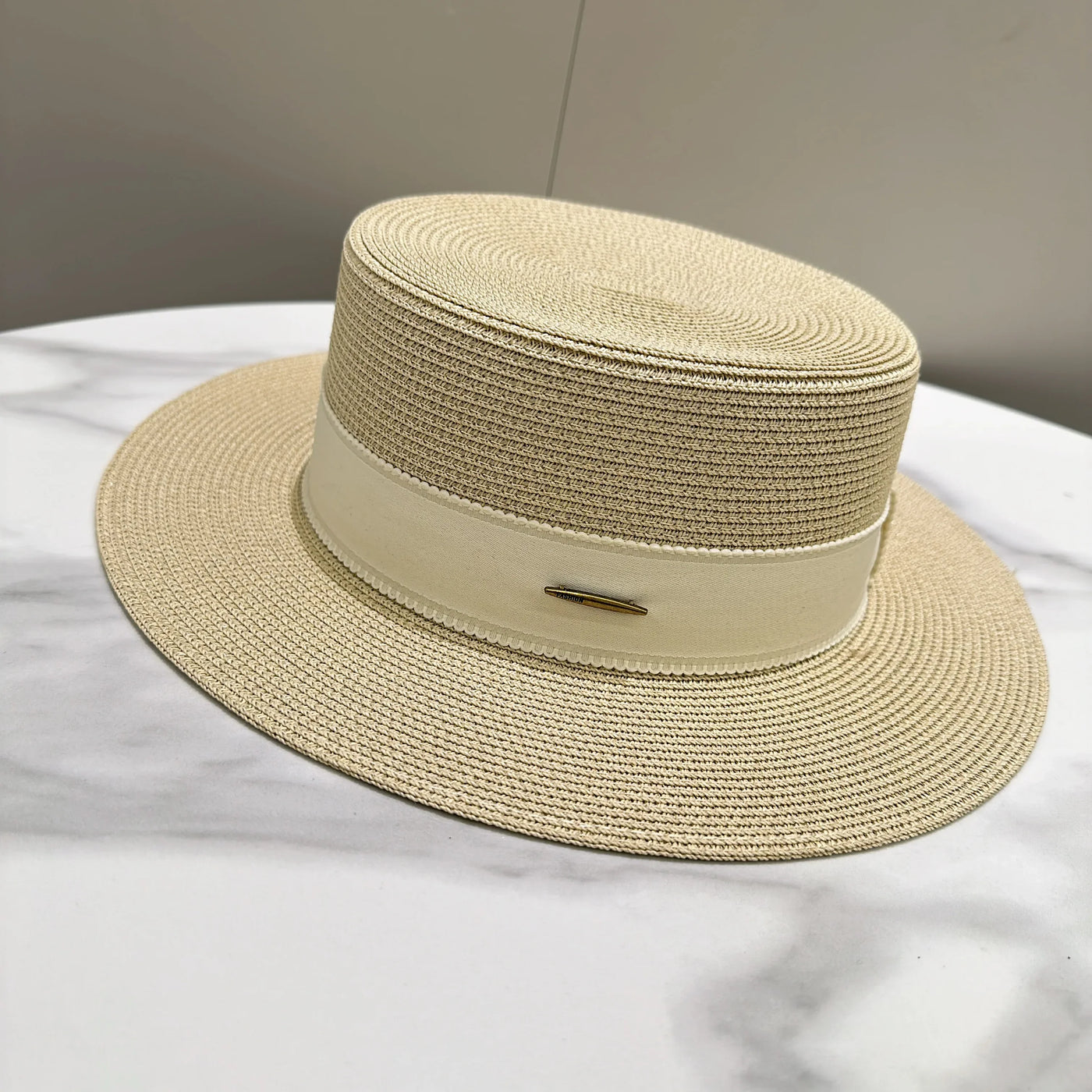 French Sunscreen Hat Women Summer Straw Hats Female Big Bim Flat Top Sunshade Cap Travel Beach Sun Visors Fisherman Cap