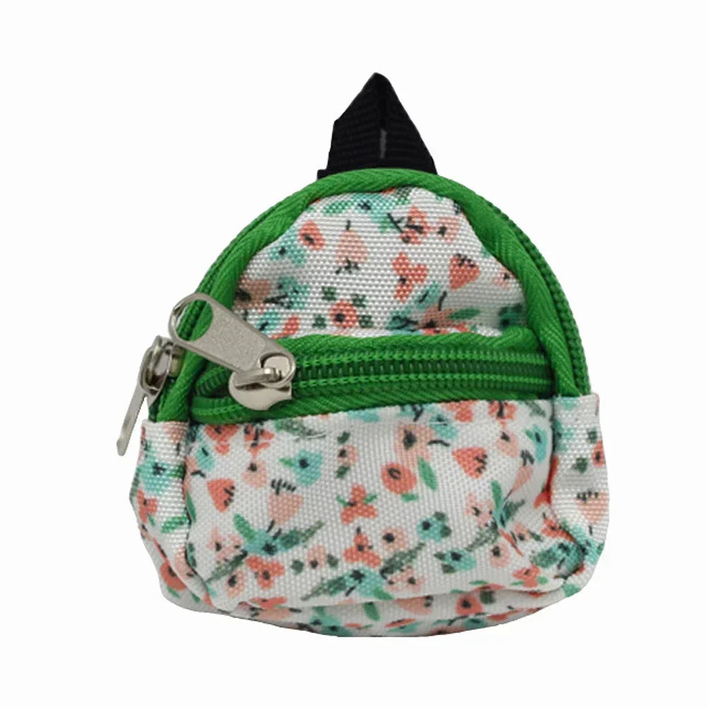 Labubu Doll Canvas Backpack Simulation Pet Bag for 15/17cm Dolls Cute Doll Accessories