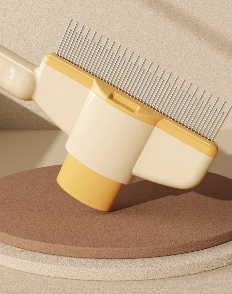 Dog Comb Pet Hair Remover One Button Dogs Brush Self-cleaning Cat Brush Massage Combs for Dog Grooming Brushes for Pet Products