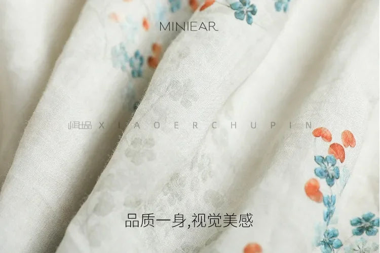 Summer Dress Women 2025 Long Print Elegant Clothing Vintage Elastic Waist Korean Beach Style V-Neck Fashion Robe Ropa De Mujer