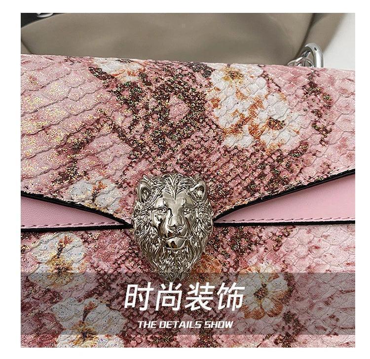 Designer messenger bag for women high-quality leather elegant shoulder classic handbag fashionable