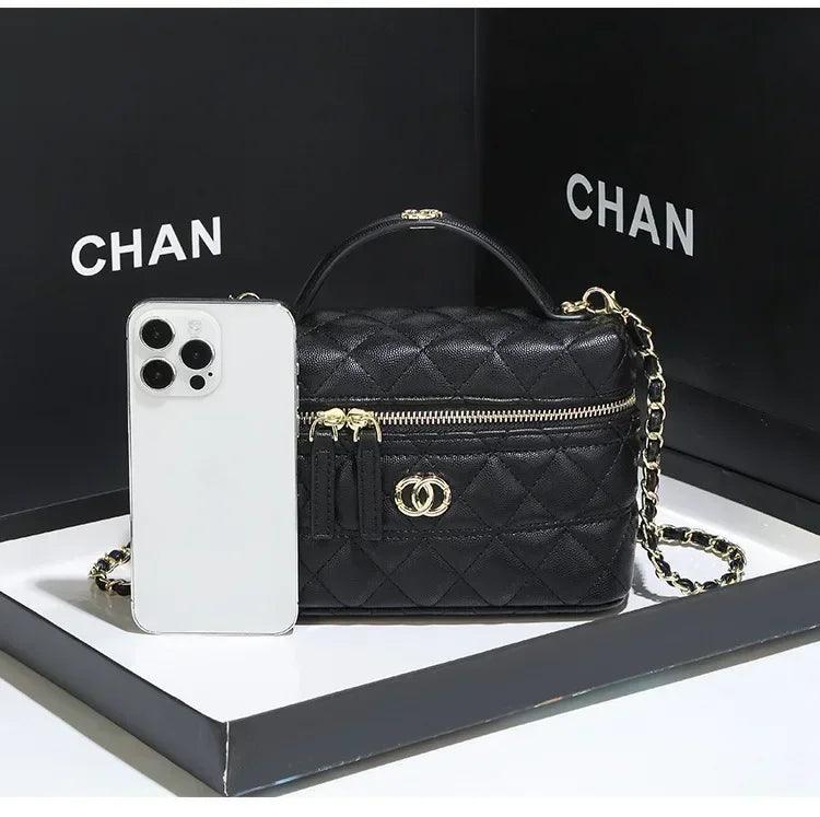 Fashion-forward women’s leather handbag crossbody shoulder bag designer inspired tote purse for work and social events