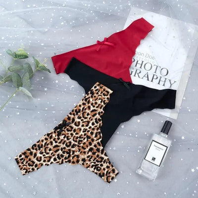 Women's Sexy Thongs G-string Underwear Panties Thin Breathable Low Waist T back Female Seamless Comfortable Thong Lingerie