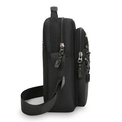 Men Crossbody Bag Single Shoulder Bags Big Capacity Storage Bag Fashion Multi-Pockets Business Crossbody Bags