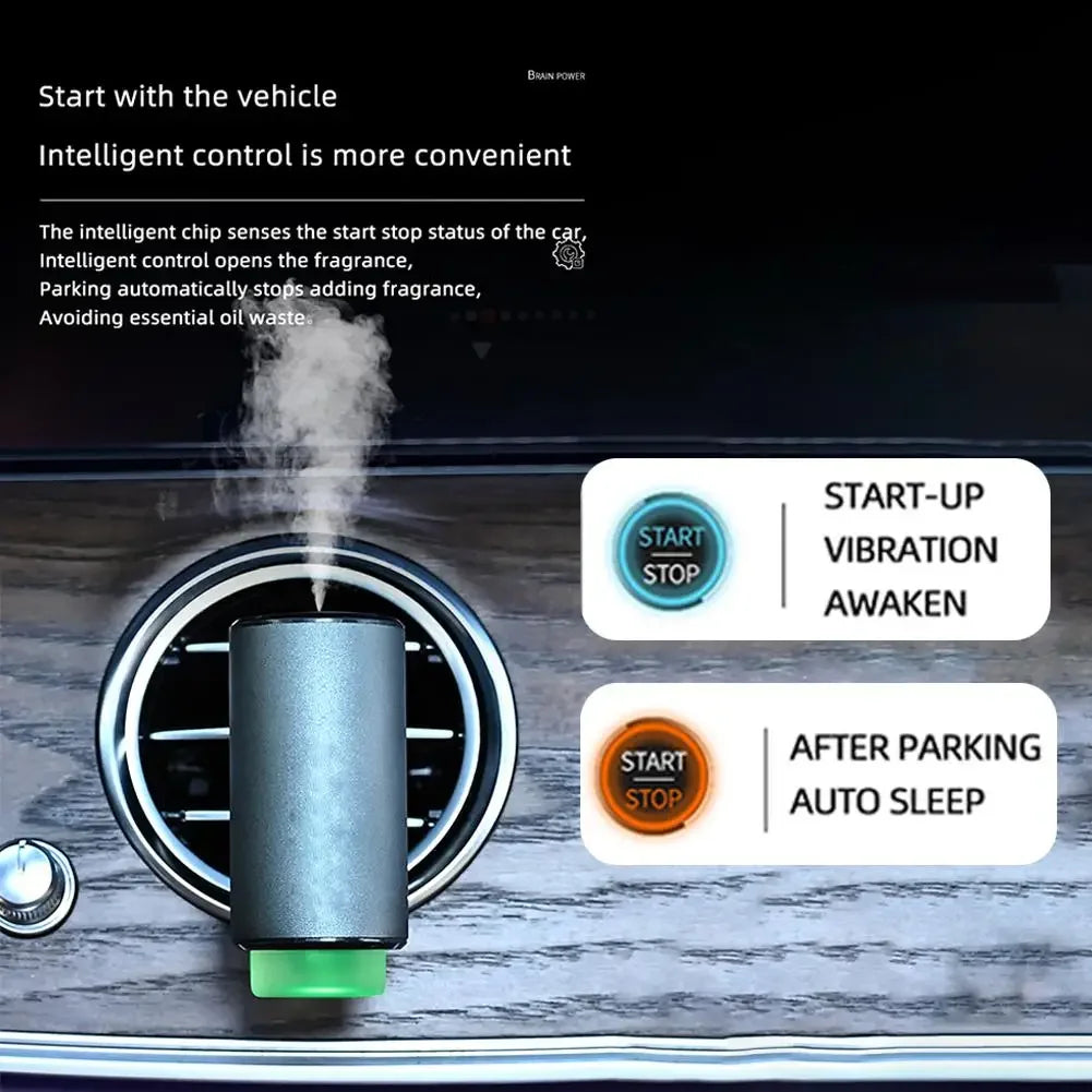 Car Air Vent Humidifier Aroma Humidifier Essential Oil Diffuser Auto Electric Air Diffuser Aroma Cars Air Freshener Perfume