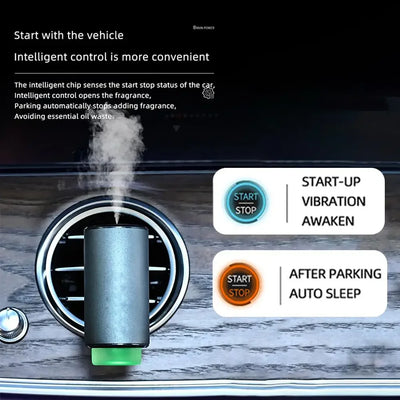 Car Air Vent Humidifier Aroma Humidifier Essential Oil Diffuser Auto Electric Air Diffuser Aroma Cars Air Freshener Perfume