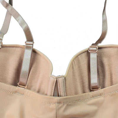 Shapewear Women Sexy Dress Control Slips Dress With Bra Push Up Slimming Sheath Underwear Body Shaper Waist Trainer Corset