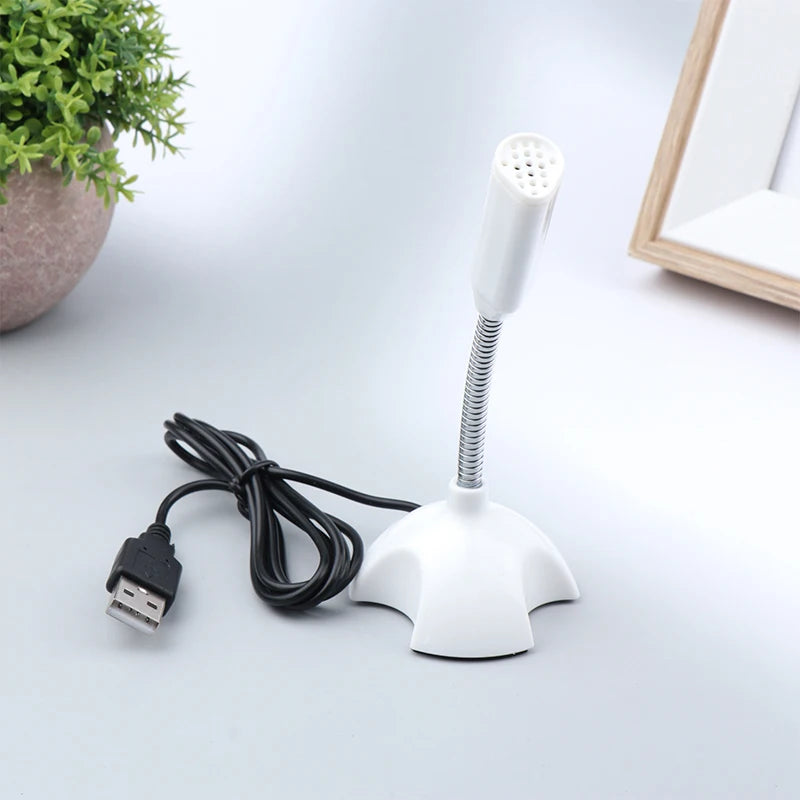 3.5mm USB Microphone For Laptop Computers Noise Reduction Studio Singing Gaming Streaming Mikrofon Stand Mic With Holder Desktop