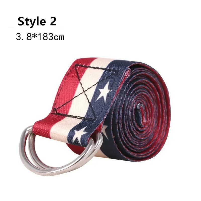 Multi-Colors Women Yoga Stretching Belt Fitness Men And Women Sports Accessories Resistance Hip Elastic Band