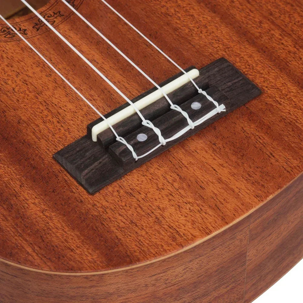 Muslady 21 Inch Ukulele High Quality Solid Wood Smooth Plucked Music Instrument Ukulele Student Teaching Performance Ukulele