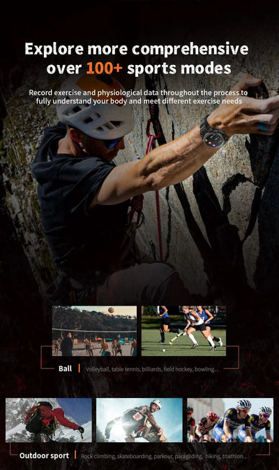 LOKMAT New ATTACK MAX Sport Rugged Smart Watch BT Calls Waterproof Military Smartwatches Heart Rate Monitor Fitness Tracker