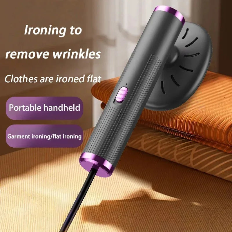Handheld Steamer Iron USB Portable Mini for Clothes Fast Heating Travel Garment Fabric Press Machine with Handle Home Use