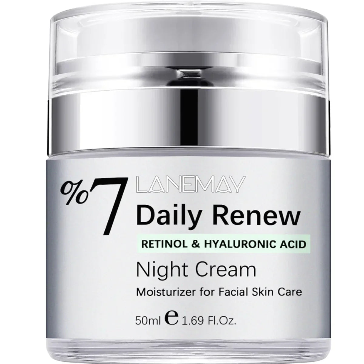 Retinol & Hyaluronic Acid Night Cream - Daily Repair, Hydrating & Anti-Aging Collagen Facial Cream Aloe Vera Gel