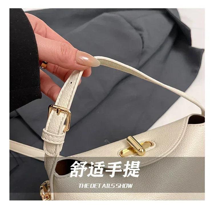 Fashionable designer tote bag for women premium leather crossbody shoulder handbag ladies elegant evening