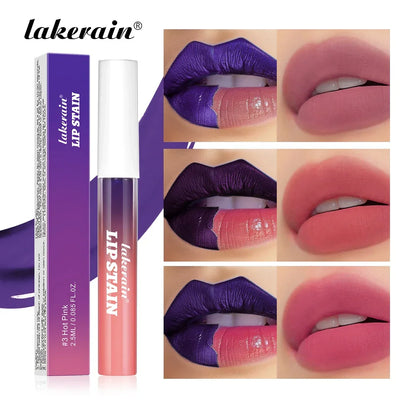 3 Colors Waterproof Peel-off Liquid Lipstick Lasting Moisturizer Lip Gloss No Fading Sexy Lip Gloss Tattoo Dyed Lip Cosmetics