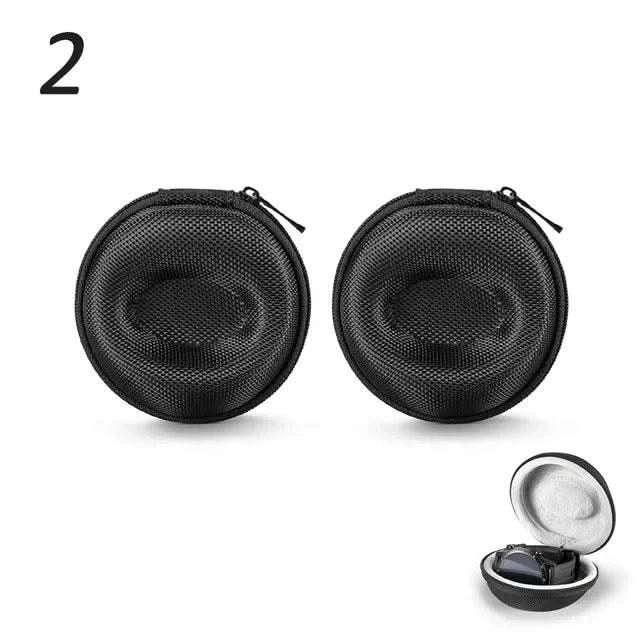 Portable EVA Single Watch Travel Case Watch Storage Organizer Box Watch Holder Waterproof for Smartwatches Zippered Container