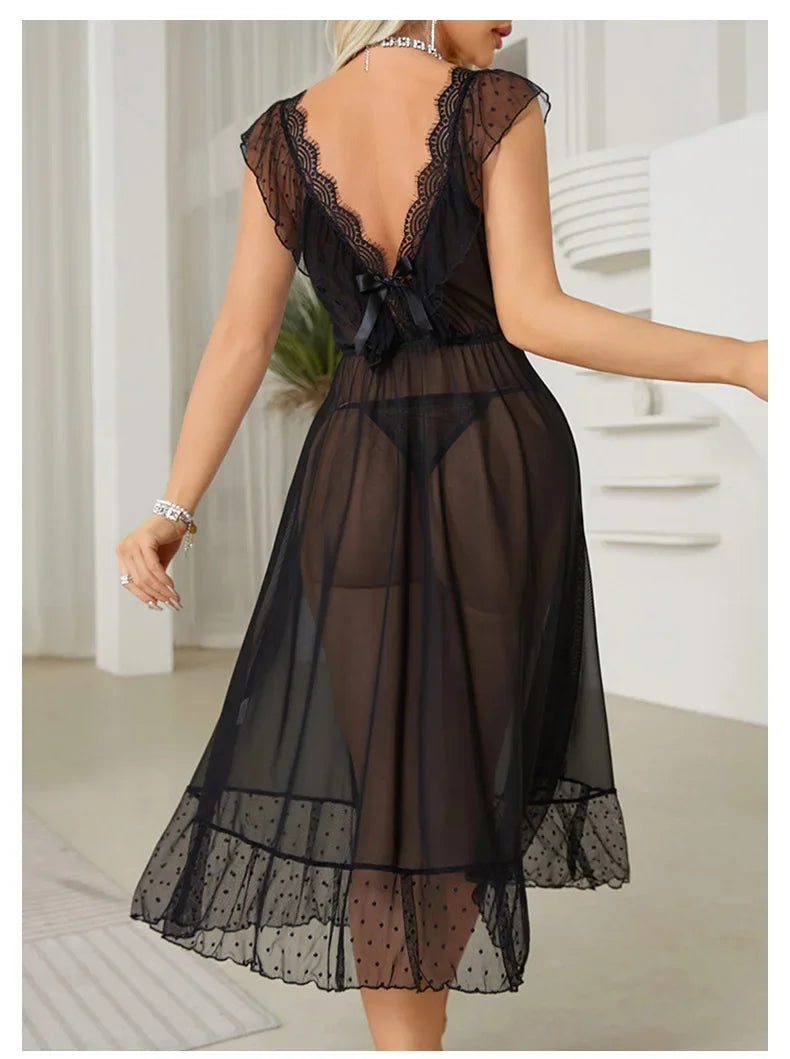 Women's Sexy Lingerie Nightgown Sleepwear
