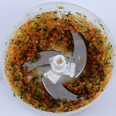 Multi-function Manual Food Processor, Meat Grinder, Mincer, Vegetable Chopper, Shredder Cutter, Garlic Mixer, Blenderd Chopper