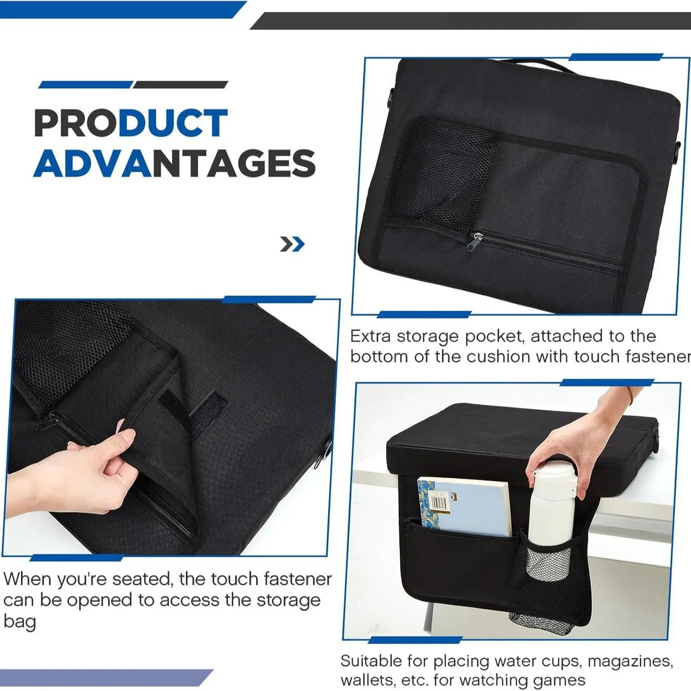 Outdoor seat cushions camping stadium seats backless seat cushions fishing seat cushions