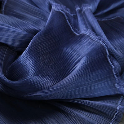 Bright Wrinkled Texture Organza Fabric for Wedding Decoration Background Yarn Floral Design Plastic Fabrics Cloth Diy Sewing