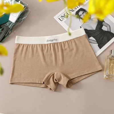 Women Boxers Underwear Mid-rise Ladies Safety Short Pants Female Seamless Underpants Breathable Boyshorts Sexy Panties Lingerie