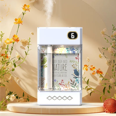 Charging Home Aromatherapy Diffuser with LEDAmbientLight And6Adjustable MistModesTimer Function for Living Room Bedroom Office