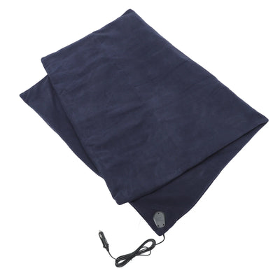 Electric Heated 12V Fast Heating Car Blanket With Overheat Protection For Driver Passenger Warm Travel Auto Seat Cover Mat Car