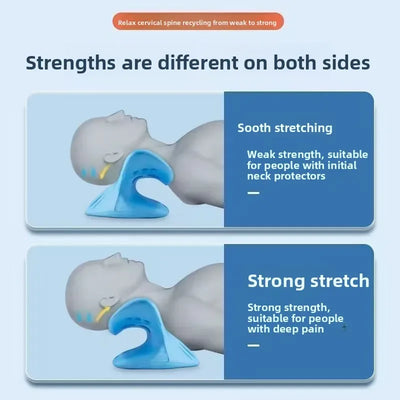 Cervical Spine Stretch Neck Shoulder Relaxer Cervical Muscle Relaxation Shoulder Massage Pillow Spine Correction Neck Massager