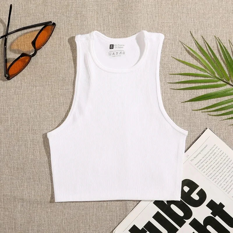 Women Solid Basic Tank Tops