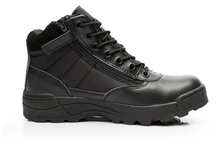 Men's Low Top Tactical Boots Outdoor Desert Climbing Sports Hiking Shoes Field Training Combat Boots Male Work Safety Shoes