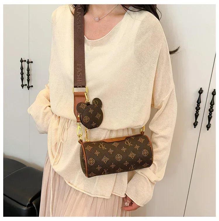 Famous designer popular classic elegant handbags leather ladies crossbody shoulder bag versatile and chic for evening