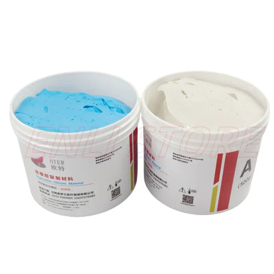 Dental Laboratory OTER Addition-cure Silicone Rubber Kit precise impression taking in dental prosthetics 500g+500g