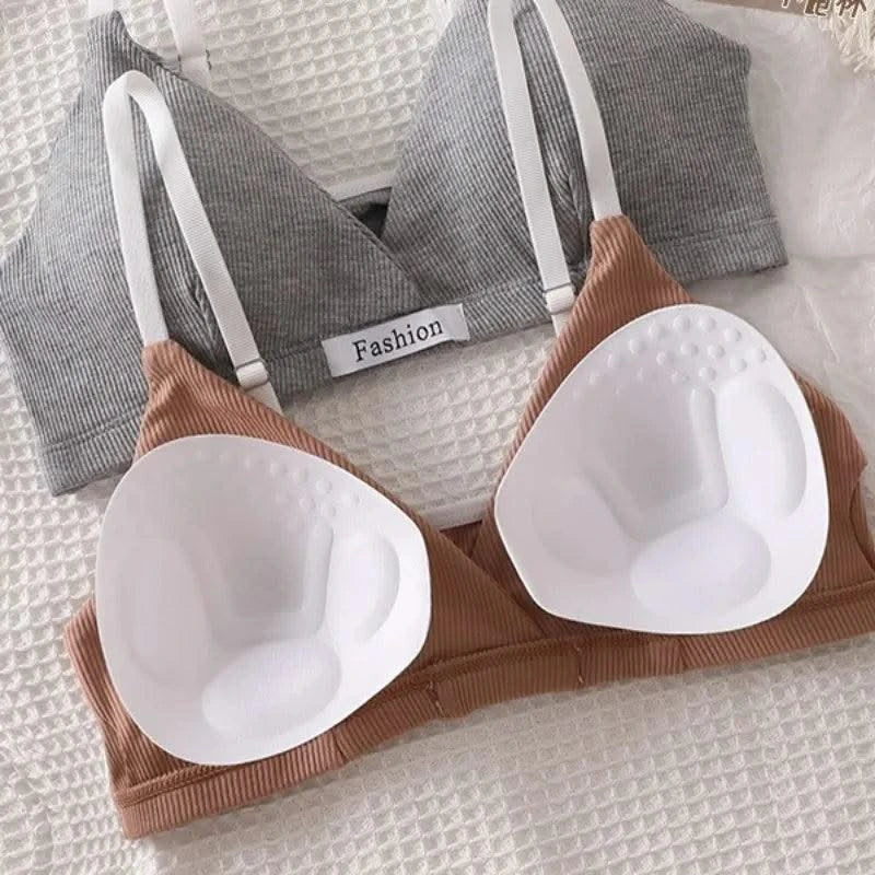 Women Cotton Bra And Panties Set