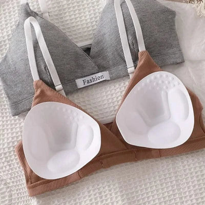Women Cotton Bra And Panties Set
