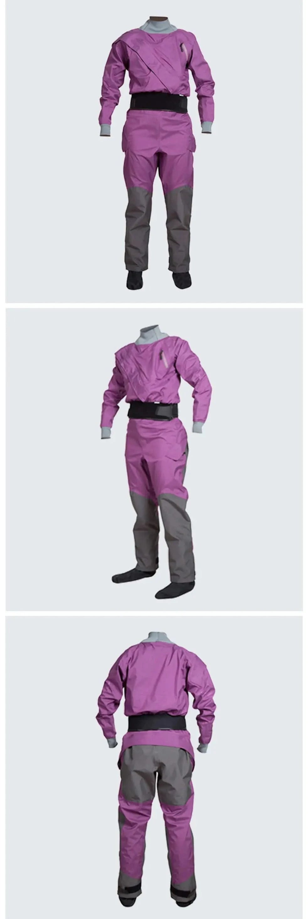 Drysuit Women's Outdoor Water Sports Equipment Rubber Neck Cover Rubber Sleeve Cover Airtight Zipper Waterproof