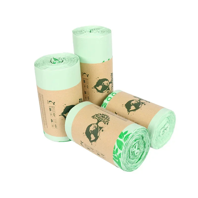 50PCS Biodegradable Pet Poop Bags 8L 10L Compostable Trash Liners for Kitchen Household Dog Cat Waste Eco-Friendly Garbage Bags