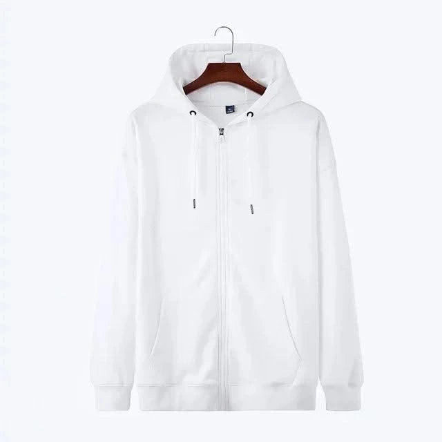 Zipper Hoodies Women/Men Fashion Long Sleeve Hooded Fleece Sweatshirt