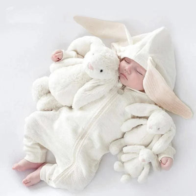 Cute Rabbit Ears Hooded Baby Rompers/Jumpsuit  Costume |Infant Baby Outfits Boys Girls  Newborn Clothing