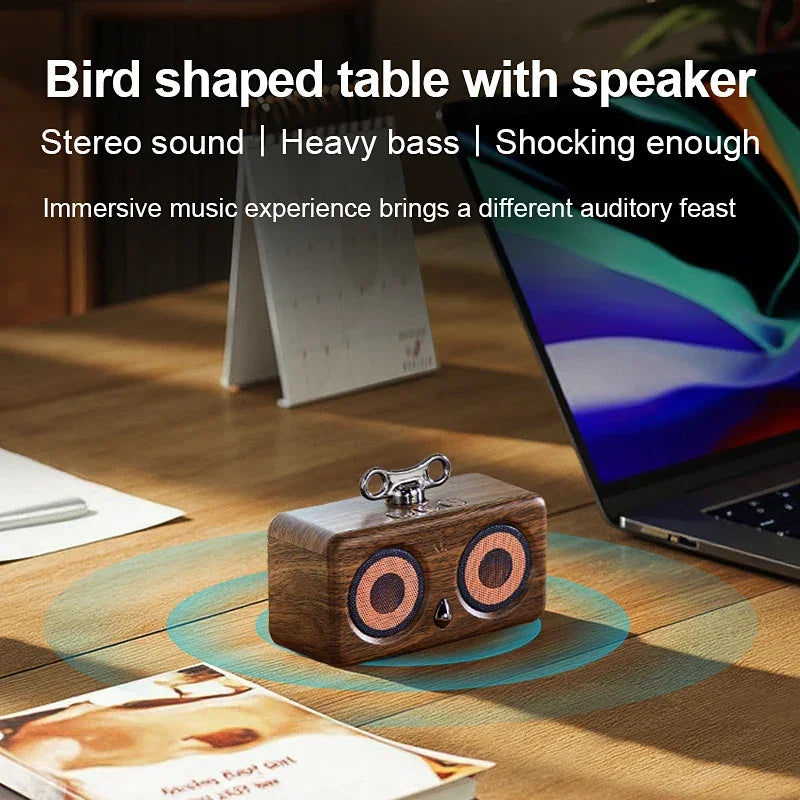 Bluetooth speaker, wireless, desktop, high-quality sound, low bass, volume, mini, outdoor, plug-and-play, retro, portable speake