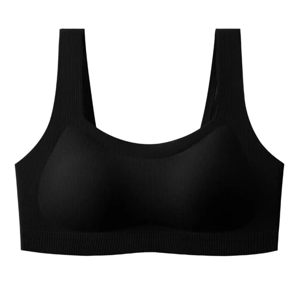 Comfortable Simple Wireless Bras Shockproof For Women