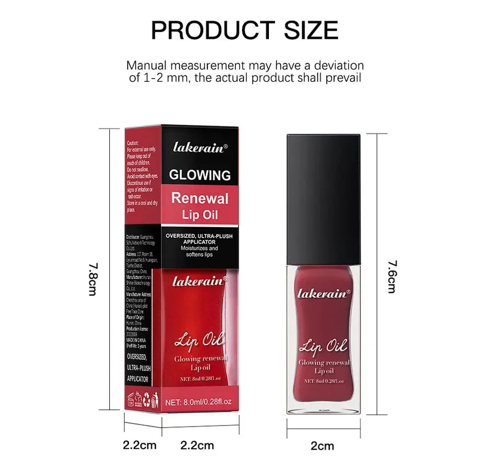 Glow Reviver Lip Oil Nourishing Tinted Lip Oil For A High-shine Finish Infused With Apricot Oil Rose Colors  Mirror Moisturizing