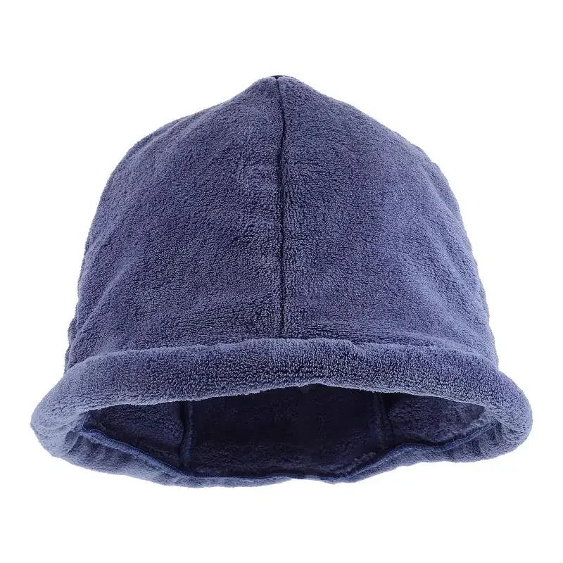 Coral Fleece Fisherman Hat Sauna Bath Headwear Shower Cap Bathroom Supplies Felt Sauna Hat Steam Room Cap Household Merchandises