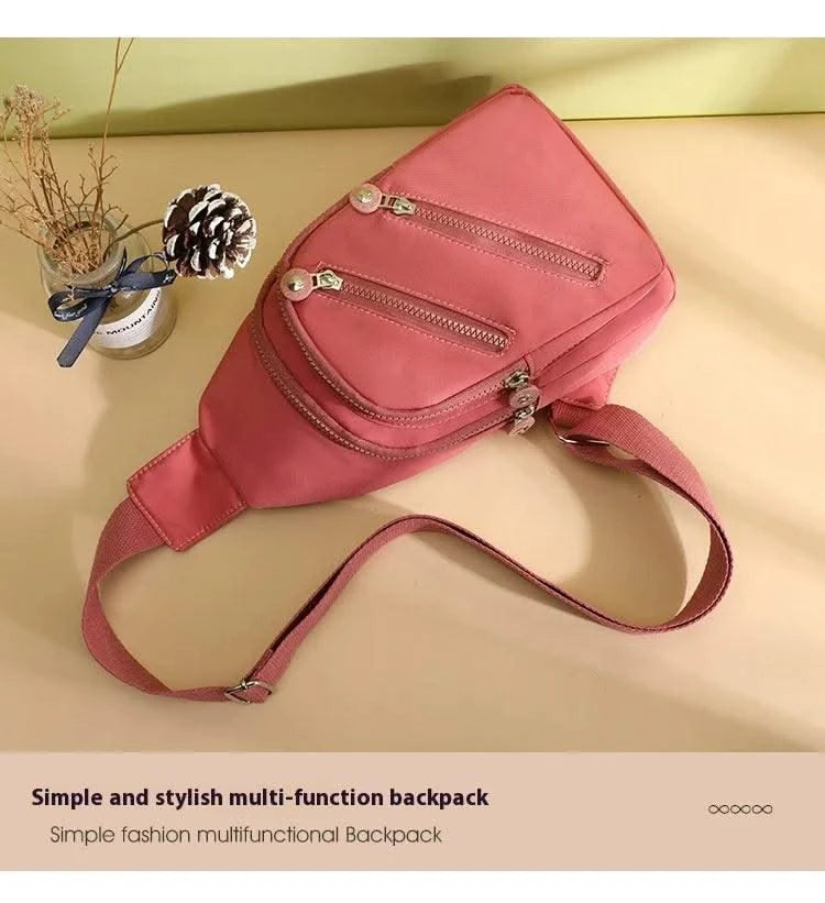 Sling Chest Bag for Women Nylon Fashionable